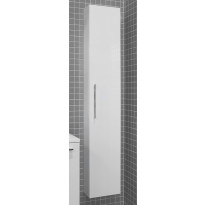 Korkea kaappi Noro Multi 295x150x1650 mm kiiltävä valkoinen
