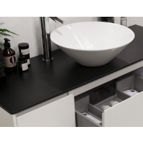 Pöytätaso Lifestyle Concept 600 musta painelaminaatti