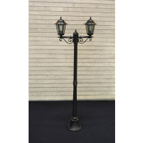 Pylväsvalaisin Noor Milano Mini, 1745x535mm, 2-osainen, musta