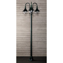 Pylväsvalaisin Noor Trumpetti, 2350x735mm, 3-osainen, vihertävä musta