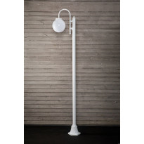 Pylväsvalaisin Noor Globo, 2350x525x250mm, valkoinen