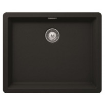 Keittiöallas Nordic Tech Nordic Quartz 500, 556x456mm, komposiitti, musta