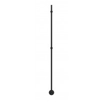 Pyyhekuivain Nordhem Kaknäs, sähkö, 1500x90mm, 35W, mattamusta