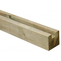 Päätytolppa profiiliaitaan Hortus, 90x90x2700mm, U-muoto