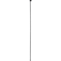 Harjaterästolppa Hortus musta, 10mm, suojus, 145cm, musta (10kpl)