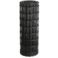 Puutarha-aita Hortus, 5x10cm, 0.6x25m, 0% PVC, musta