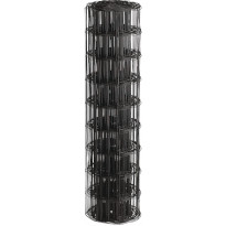 Puutarha-aita Hortus, 10x10cm, 0.6x25m, 0% PVC, musta