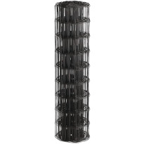 Puutarha-aita Hortus, 10x10cm, 0.9x25m, 0% PVC, musta