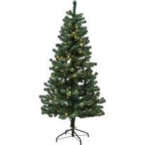 Tekojoulukuusi Nordic Winter Alex, 140cm, PVC, LED-valoilla