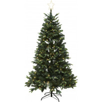Tekojoulukuusi Nordic Winter Lifa, 180cm, PE/PVC, valoilla ja latvatähdellä
