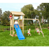 Leikkikeskus Jungle Gym Casa ja Swing Module X&#039;tra, sis. liukumäen