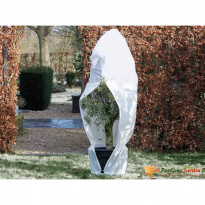 Nature fleece talvipeite vetoketjulla 70 g/m² 1,5x1,5x2 m