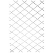 Köynnösritilä 50x150 cm pvc valkoinen 6040701