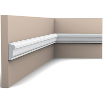 Seinälista Orac Decor PX117, 15x35x2000mm, polystyreeni, valkoinen