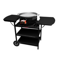 Kesäkeittiö Muurikka Kaasu, D-350 kaasupoltin, musta