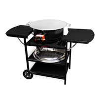 Kesäkeittiö Muurikka Kaasu MAXI, D-350 kaasupoltin, musta