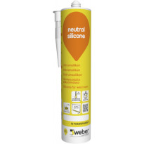 Silikonimassa Weber Neutral Silicone, 10 Transparent, 310 ml