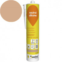 Silikonimassa Weber Neutral Silicone, 32 Oak, 310 ml