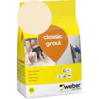Saumalaasti Weber Classic Grout, 31 Cream, 3 kg