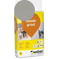 Saumalaasti Weber Classic Grout, 15 Concrete, 15 kg