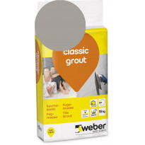 Saumalaasti Weber Classic Grout, 17 Medium grey, 15 kg