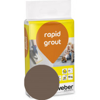 Saumalaasti Weber Rapid Grout, 36 Mocca, 15 kg