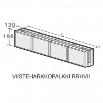 Viisteharkkopalkki Weber Kahi Runkopalkki RRH5VII, 1500mm