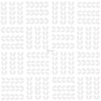 Tapetti Origin Hide &amp; Seek 347500, 0,53x10,05m, valkoinen/hopea