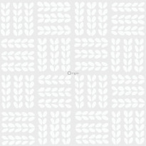 Tapetti Origin Hide &amp; Seek 347502, 0,53x10,05m, valkoinen/hopea