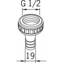 Oras letkuliitin 1/2X19 223012