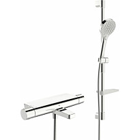 Suihkusetti Oras Optima Style 7149N, veden säästöön, termostaattihanalla, juoksuputkella, kromi