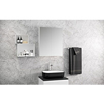 Peilikaappi Otsoson Luvia 60, LED-valo, 600x710x140mm, valkoinen, Verkkokaupan poistotuote