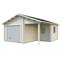 Autotalli Palmako Roger, nosto-ovella, 21,9+5,2m²
