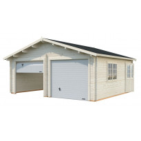 Autotalli Palmako Roger, nosto-ovella, 28,4m²