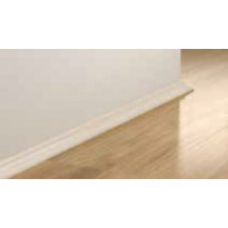 Mattolista 17x17x2400mm, MDF, valkoinen, laminaatille ja parketille
