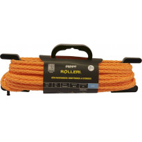 Rolleri Piippo palmikoitu polypropeeni, 8mm x 20m, oranssi
