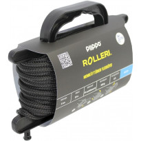 Rolleri Piippo PP-multifilamentti, 6mm x 20m, musta