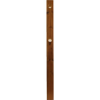 Köysitolppa Piippo 70x70x1000mm, ruskea, kahdella reiällä