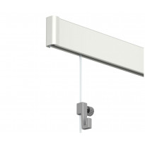 Easy-Seinälistaset Pisla valkoinen/maalattu 200cm