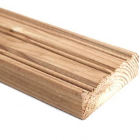 Kestopuu Oiva SHP mänty, 28x95mm, OM, urilla, ruskea