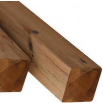 Liimapuutolppa AB Oiva, 90x90x3000mm, ruskea