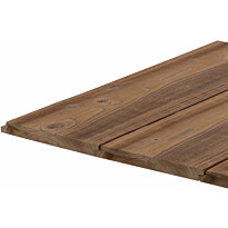 Paneeli Lunawood Layer, 19x188x4500mm, kuusi, Thermo-D lämpökäsitelty, harjattu