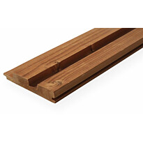 Valeurapaneeli Lunawood Duo, 32x140x4200mm, kuusi, Thermo-D lämpökäsitelty