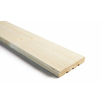 Ulkoverhouspaneeli MIT/HS ST 3S, 21x120mm, kuusi, valkoinen, pohjamaalattu