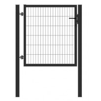 Verkkoaidan käyntiportti AB Polar Strong, korkeus 1150mm, leveys 1000mm, harmaa