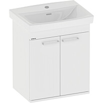 Allaskaappi altaalla Polaria Pro N 560, 51x36 cm, valkoinen