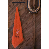 Jättipyyhe Pikkupuoti Suovilla, 100x150cm, oranssi