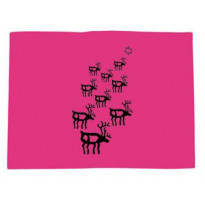 Pefletti Pikkupuoti Porot Pellava, 45x60cm, fuksia