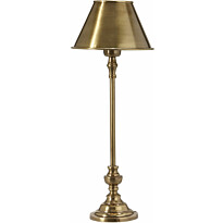 Pöytävalaisin PR Home Andrea, 55cm, metallivarjostin, antiikkimessinki