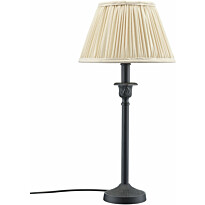 Pöytävalaisin PR Home Florita, 52cm, musta/norsunluu